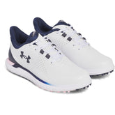 Under Armour Fade Spikeless dames golfschoen (wit-marineblauw)