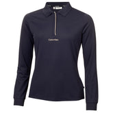 Calvin Klein Mila Lange Mouwen dames golfpolo (marineblauw)