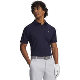 Under Armour T2G heren golf poloshirt | kleur: Marineblauw