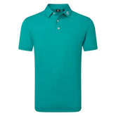 FootJoy Stretch Pique heren golfpolo shirt (turquoise)