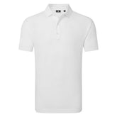 FootJoy Lisle Solid Heren Golfpolo Shirt (wit)