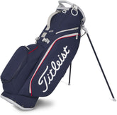 Titleist Players 4 golf standbag - draagtas (marieblauw-rood)