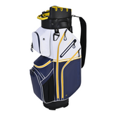 Fastfold Polaris golf cartbag - golftas | kleur: Marineblauw-wit-geel
