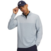 Under Armour Lightweight 1/2 Zip - heren golf pullover (mistblauw)