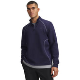 Under Drive Armour Midlayer 1/4 Zip - heren golpullover (marineblauw)
