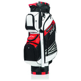 Jucad Quiet Line golftas - cartbag | kleur: Zwart-wit-rood
