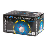 Donic Coach P40+ 3 star table tennis ball competition - white 72 (24x3) pieces