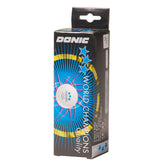Donic Coach P40+ 3 star table tennis ball competition - white 3 pieces