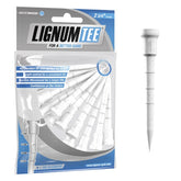 Lignum Golf Tees 72 mm 12 stuks | kleur: Wit