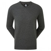 Footjoy Wool Blend v-neck heren golftrui (grijs)
