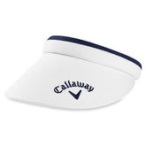 Callaway dames clip golf visor - zonneklep (wit/marineblauw)