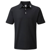 FootJoy Stretch Pique heren golfpolo shirt (zwart)