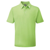FootJoy Stretch Pique heren golfpolo shirt (lime)