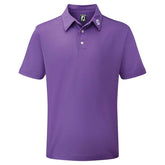 FootJoy Stretch Pique heren golfpolo shirt (paars)