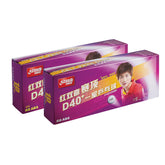 Balle d'entraînement de tennis de table DHS Dual ABS 1 étoile - blanche 120 (12x10) pièces