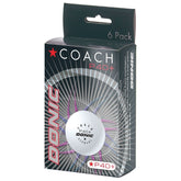 Donic Coach P40+ 1 star table tennis ball training - white 6 pieces