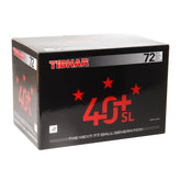 Tibhar 40+ SL 3 ster tafeltennisbal wedstrijd - wit 72 stuks