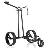 JuCad Phantom Titan Black on Black 2.0 – Elektrische golftrolley met carbon velgen