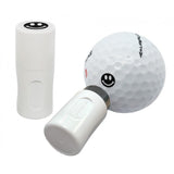 Asbri Balle De Golf Stamper Smiley Noir - tampon de balle de golf