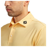 FootJoy Stretch Pique Men's Golf Polo Shirt (Yellow)