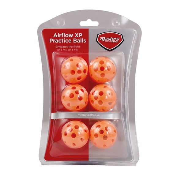 Masters Airflow XP Practice balls golf oefenballen | kleur: Oranje