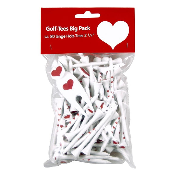 Golf cadeau - Golf-Tees Big Pack Hartjes 2 3/4 inch