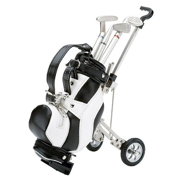Golf gift - Mini golf set on caddy cart