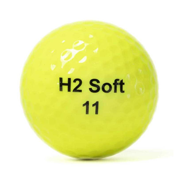 H2 Soft Golfballen - 12-Gele High-Flight Golfballen