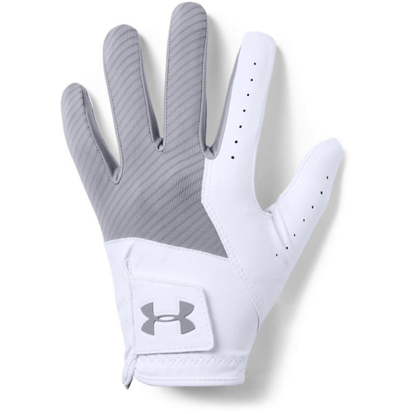 Under Armour Medal heren golfhandschoen | kleur: Wit-zilver