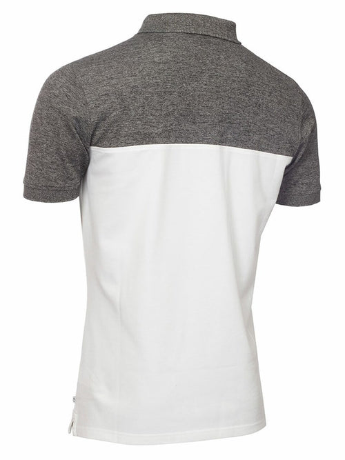 Calvin Klein heren golfpolo shirt | kleur: Grijs-wit