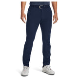 Under Armour Drive tapered fit heren golfbroek (academy blue)