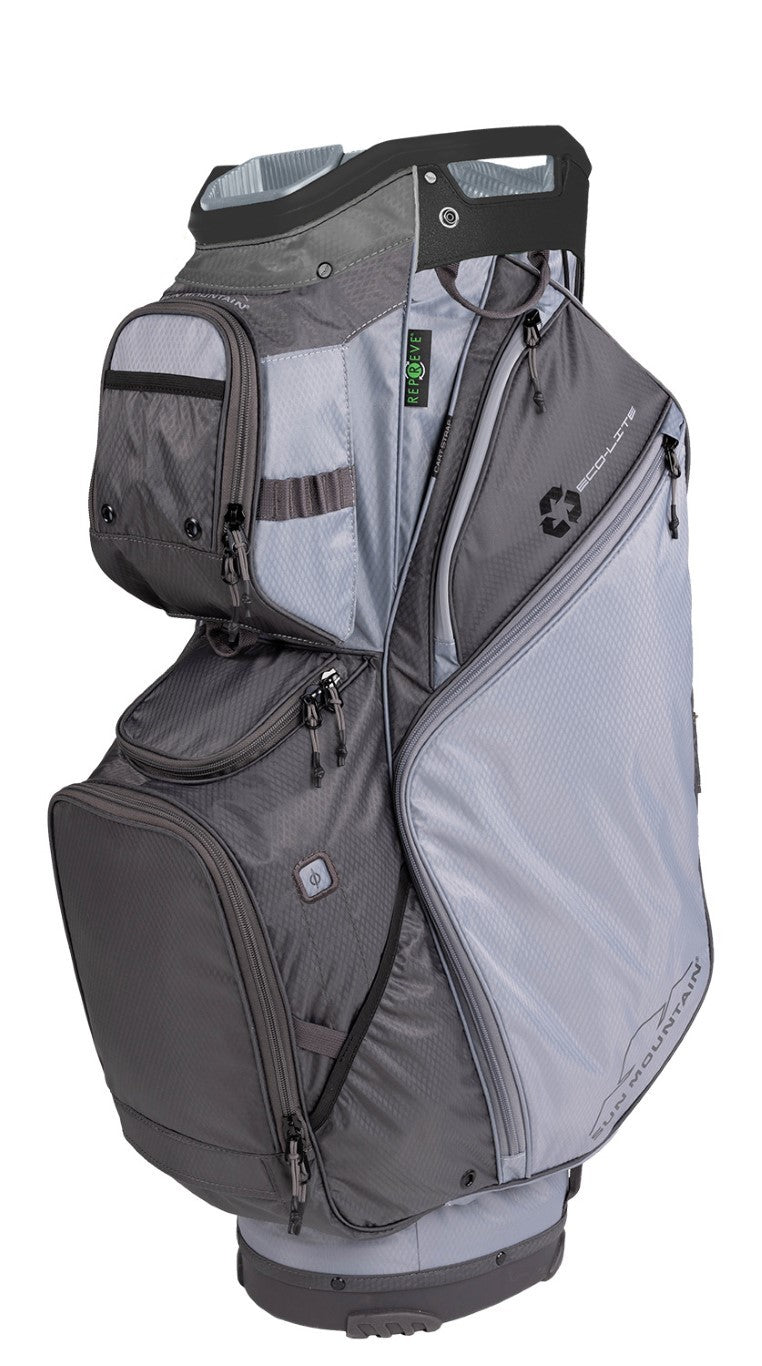 Sun Mountain Eco Lite golf cartbag - golftas | kleur: Grijs-lichtgrijs