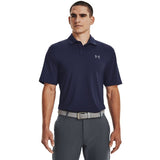 Under Armour T2G heren golfpolo shirt (marineblauw)