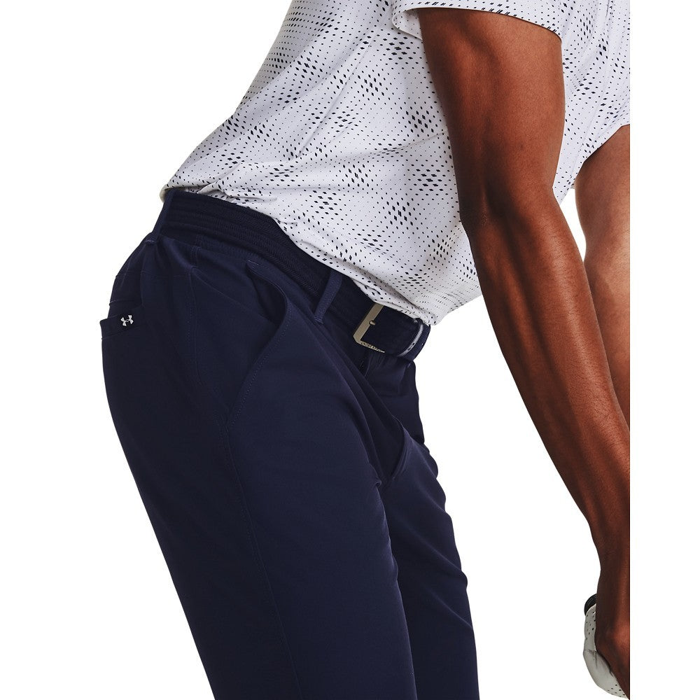 Under Armour Drive tapered fit heren golfbroek | kleur: Marineblauw