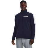 Under Armour Windstrike Full zip- golf wind jacket (marineblauw-wit)
