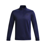 Under Armour Fleece 1/4 Zip - heren golf pullover (marineblauw)