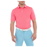 FootJoy Stretch Pique heren golfpolo shirt (watermeloen roze)