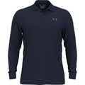 Under Armour Performance 3.0 LS men's golf polo shirt (navy blue)