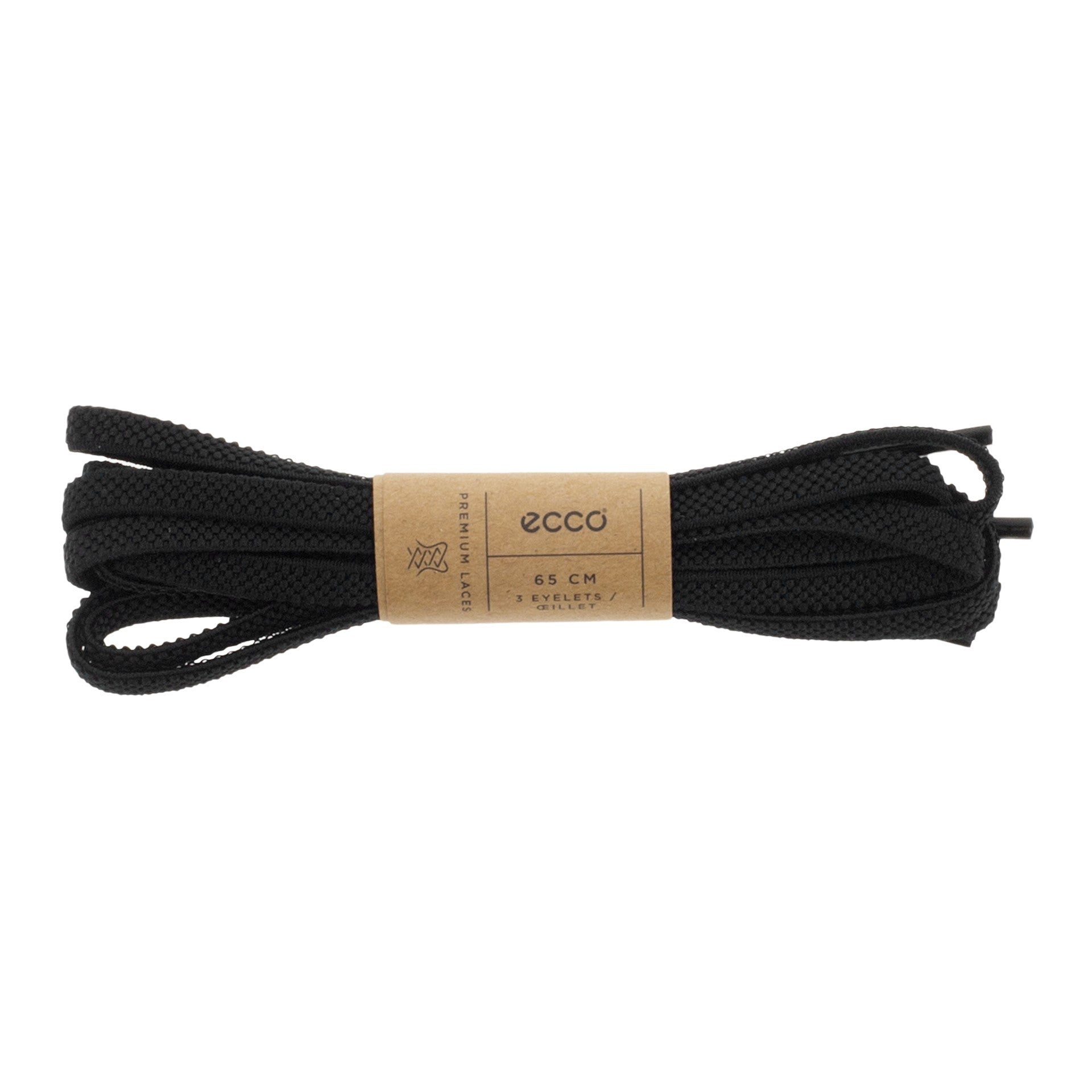 Ecco Premium Laces - Elastische schoenveters | kleur: Zwart