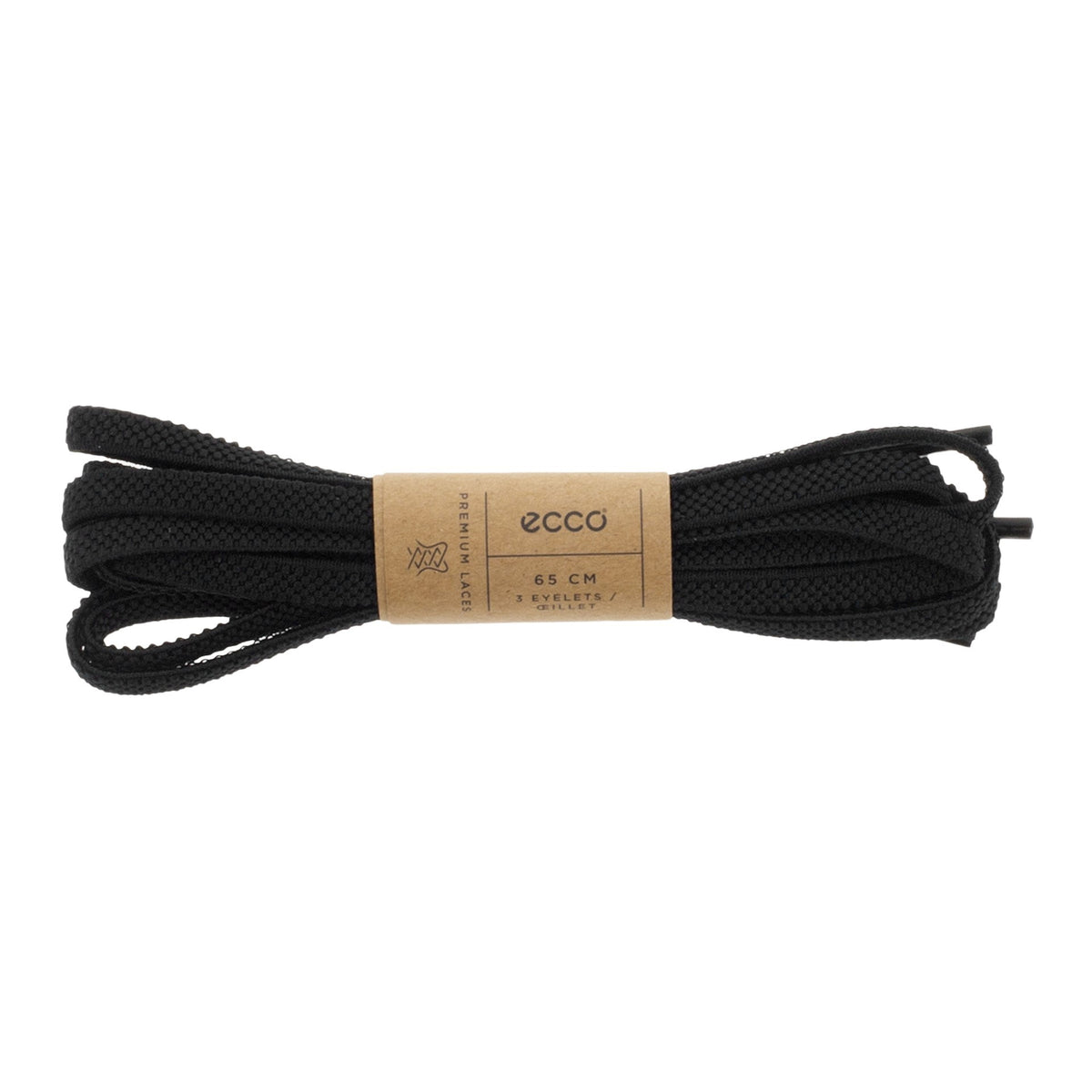 Ecco Premium Laces - Elastische schoenveters | kleur: Zwart