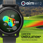 Golfbuddy aim W12 golfhorloge - GPS horloge