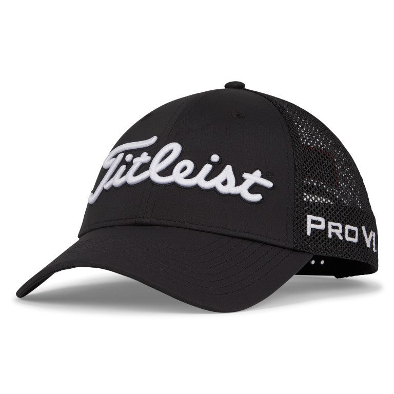 Titleist Tour Performance Mesh Cap - golfpet | kleur: Zwart-wit