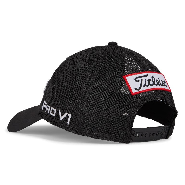 Titleist Tour Performance Mesh Cap - golfpet | kleur: Zwart-wit
