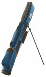 Silverline golf Sunday Pencilbag - standbag | kleur: Marineblauw-blauw-oranje