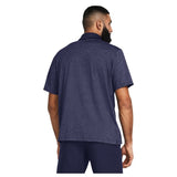 Under Armour T2G Printed heren golfpolo shirt (marineblauw)