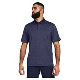 Under Armour T2G Printed heren golfpolo shirt (marineblauw)