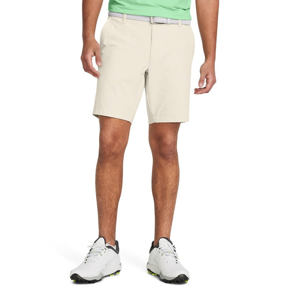Under Armour Drive tapered fit heren golf korte broek | kleur: Beige