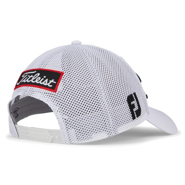 Titleist Tour Performance Mesh Cap - golfpet | kleur: Wit-zwart