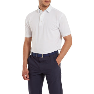 FootJoy Stretch Lisle Dot Print heren golfpolo shirt