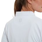 FootJoy Half Sleeve Solid Pique - dames golf poloshirt | kleur: Wit